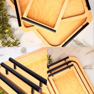 سینی دسته فلزی 3 عددی