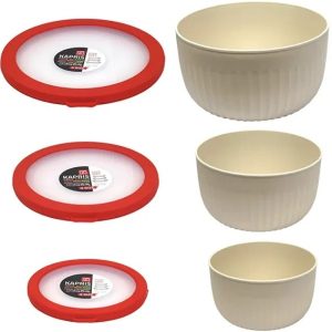 ست ظروف نگهداری و حمل غذا کاپریس ۳ تیکه