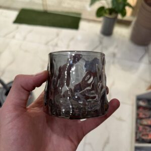 لیوان چرخشی دفرمه دودی