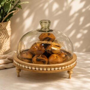 کاپ کیک مهره دار چوبی قطر 30
