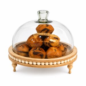 کاپ کیک مهره دار چوبی قطر 30