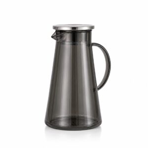 پارچ پیرکس 1800 میل دودی درب استیل وارداتی