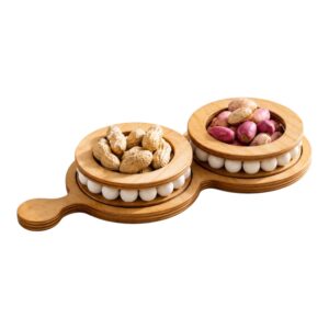 اردو خوری چوبی مهره دار گرد 2 خانه