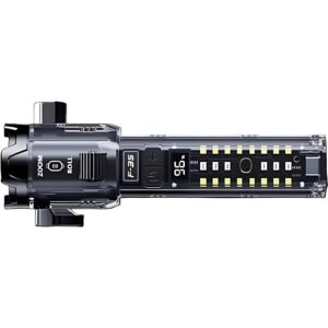 چراغ قوه اضطراری آژیر دار چندکاره مدل F-35