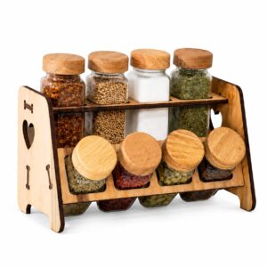 ست جا ادویه رومیزی ۸ پارچه کتیبه
